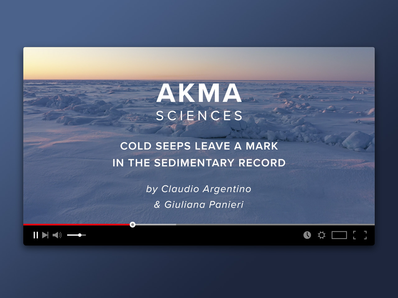 Capture d'écran d'une des vidéos du projet AKMA